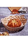 Rattan Ekmeklik Ekmek Sepeti Yuvarlak 30cm