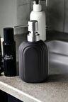 Stoneware Sıvı Sabunluk Siyah 300ml G3137 