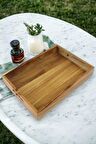 Akasya Ağacı Servis Tepsi 35*25cm Sunumluk Servis Tepsi aks1005