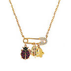 Uğur Böceği Şans Gümüş Kolye KL2239