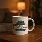 "Kahvenin Kölesiyim" Karakter Baskılı Kupa Bardak