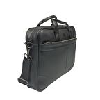 SİA ÇANTA KALİTELİ YUMUŞAK VİNNEKS KUMAŞ ÇOK GÖZLÜ EL TUTMA & ÇAPRAZ ASKILI LAPTOP VE EVRAK ÇANTASI  15.6 İNÇ