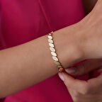 Elips Yaprak Bileklik