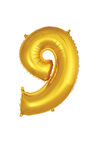 Folyo Balon Rakam Gold Renk 34 Inc 76 Cm Helyum Uyumlu
