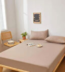 TOTEM Ranforce Pamuklu Yastık Kılıflı Lastikli Çarşaf Takımı 180 x 200 Battal Boy