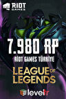 League of Legends 7980 RP - LOL