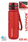 Uzspace 500 ML Kaydırmaz Maksimum Tutuş Destekli Tritan Su Matarası -FFUZ1215