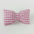 Woodycord  İçi Dolgulu Büyük Boy Pötikareli Fiyonk Otomatik Toka - bow toka