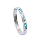 Çelik Kelepçe Bileklik Nazar Boncuklu Model BLZ-517