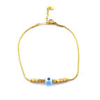 FerizZ Altın Kaplama Nazar Boncuklu Halhal HAL-186