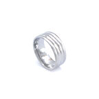 Çelik Alyans Yüzük Bombeli YZK-303