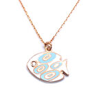 Balık Rose Gümüş Kolye GK-221