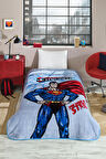 Özdilek Superman Ligting Lisanslı Tek Kişilik Çocuk Battaniyesi 155x215