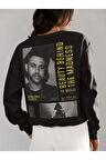 Tasarım The Weeknd Baskılı Unisex Oversize Rapper Şarkıcı Sweatshirt