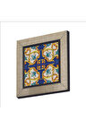 İtalyan Deseni Baskılı MDF Magnet 7X7