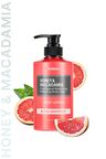 Nemlendirici ve Besleyici Vücut Losyonu Kundal Honey&Macadamia Pure Body Lotion500ml(PinkGrapefruit)