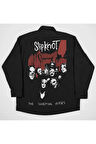 Slipknot The Subliminal Verses Yazılı Müzik Grubu Baskılı Unisex Rock Metal Cepli Gömlek