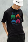 1967 The Beatles Müzik Grubu Baskılı Unisex Oversize Tişört