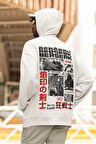 Berserk Baskılı Unisex Oversize Anime Hoodie