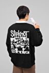 Slipknot Müzik Grubu Baskılı Unisex Oversize Sweatshirt