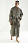 Uzun Şalyaka Triga Bambu Cotton Erkek Bornoz