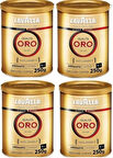 Qualita Oro Filtre Kahve Teneke Kutu Dörtlü Set (250 GR x 4=1 kg) Orijinal
