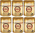 Qualita Oro Filtre Kahve Teneke Kutu Altılı Set (250 GR X 6=1,5 KG)