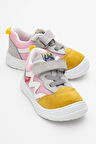 mnpc Unisex Çocuk Gri-Sarı Günlük Spor Ayakkabı
