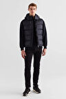 Gant Erkek Siyah Kapüşonlu Yelek