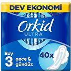 Orkid Ultra Extra Gece 40 Adet Milli Takım Cesaret Paketi Hijyenik Ped