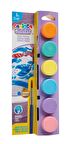 CARİOCA PASTEL TEMPERA SULUBOYA SÜPER YIKANABİLİR FIRÇALI 6*25 ML 6 RENK KARIŞIK