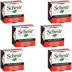 Schesir Ton Balıklı Karidesli Jöleli Kedi Konservesi 85 Gr X 6 ADET