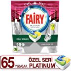 Fairy Platinum Limon Kokulu 65 Yıkama Tablet Bulaşık Makinesi Deterjanı 65 Adet 