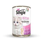 Single Kitten Tavuklu Yavru Kedi Konservesi 415 gr