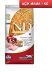 ND Düşük Tahıllı Tavuk Etli ve Narlı Kedi Maması 1 Kg AÇIK