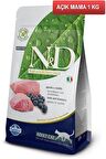 ND Tahılsız Kuzu Etli Yaban Mersinli Kedi Maması 1 Kg AÇIK