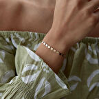 Sıra Mini Kalp Bileklik