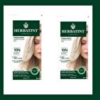 Herbatint Kalıcı Bitkisel Saç Boyası No.10N Platin SarıX2 Lİ