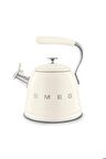 50's Style Krem Set Üstü Düdüklü Kettle 2.3 lt