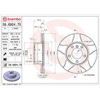 FREN DISKI ON CIZGILI HAVALI 296 MM ( BMW   5 SERIE E39  520-523-525-528-530-535 )