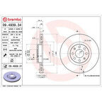FREN DISKI ON 284MM (FIAT GRANDE PUNTO OPEL CORSA D-E)