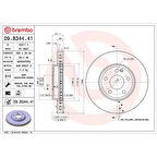 FREN DISKI ON (MERCEDES  A-SERISI (W176) 12-/B-SERISI (W246) 11-/GLA 200 13-) KAPLAMALI