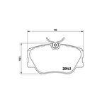 FREN BALATASI ON (MERCEDES W124 ) 2094102