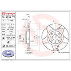 FREN DISKI ON 284MM (FIAT GRANDE PUNTO OPEL CORSA D-E)