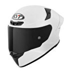 KYT TT-REVO KASK PLAIN WHITE