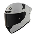 KYT TT-REVO KASK PLAIN MATT GREY