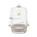 Imac Mılly Yuvarlak Kuş Kafesi Bej/beyaz 2-li 33x53cm
