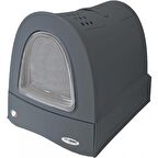 Imac Zuma Antrasit Çekmeceli Kapalı Kedi Tuvaleti 40x56x42,5 CM