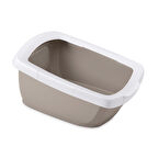 Imac Funny Kedi Tuvaleti Bej/beyaz 65x47,5x33cm