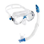 Cressi Marea Maske Gamma Şnorkel Seti Clear-Blue